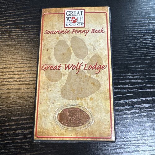 Smashed Penny Souvenir Album Book Great Wolf Lodge 