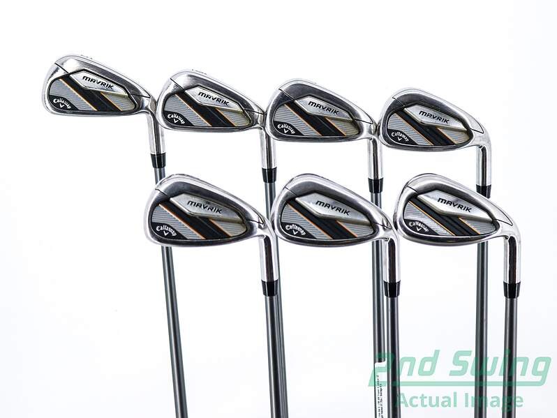 Callaway Mavrik Iron Set 5-PW AW Senior Flex Graphite Right Handed 0.25 Short
