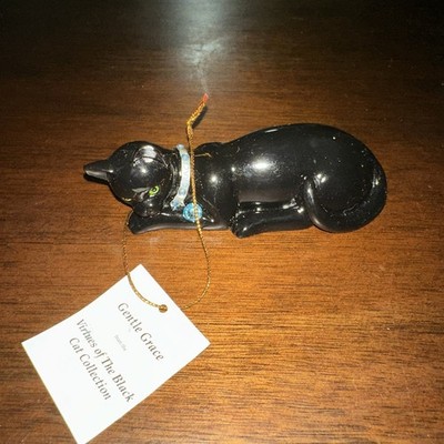 2011 Hamilton Collection Figurine - Virtues Of The Black Cat - GENTLE GRACE