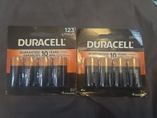 Duracell 123 Lithium Batteries 3V 2 Packs Of 4  8 Batteries Total Exp 2034 