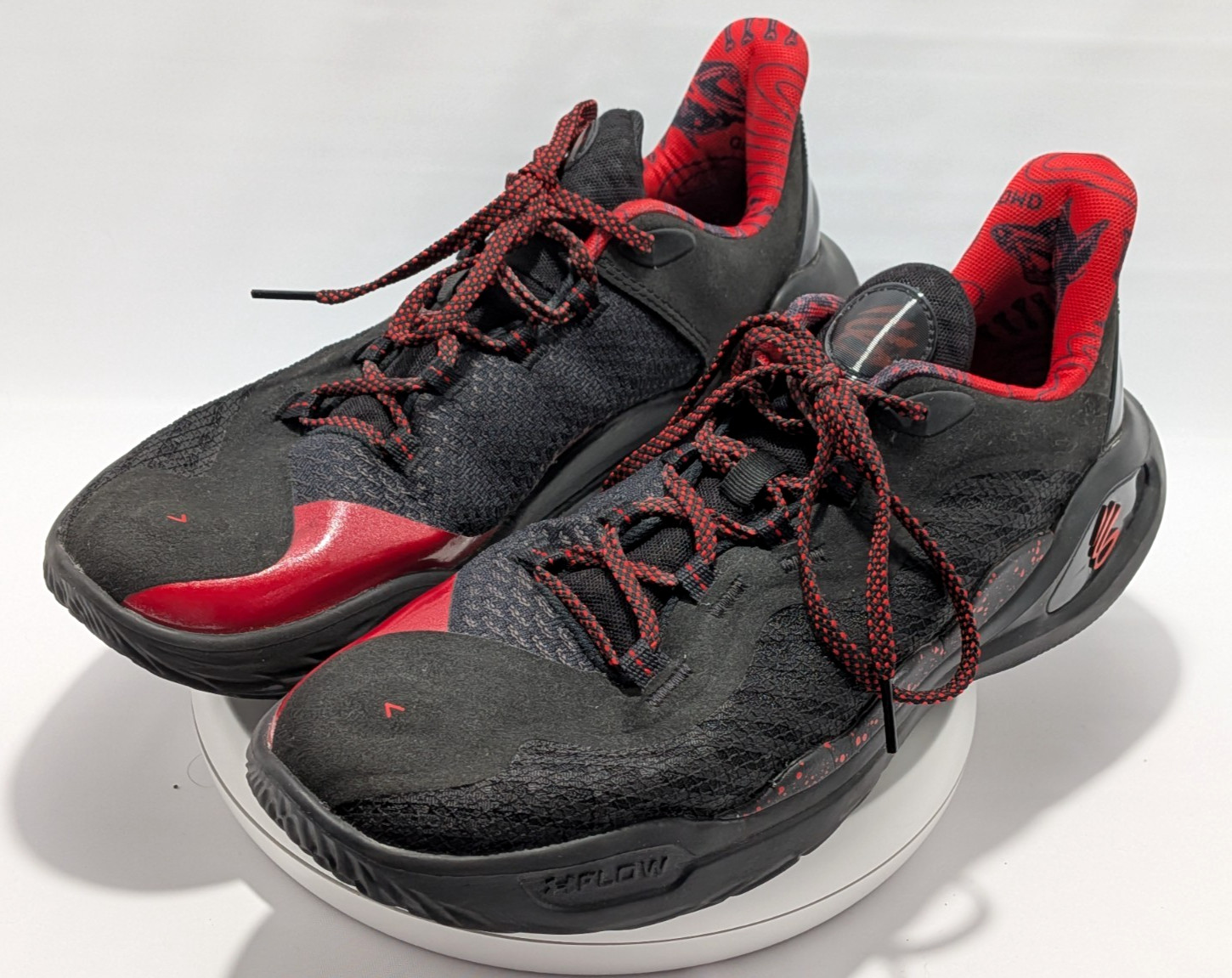 Under Armour UA Curry 11 FLOW TUFF CROWD 3027505-001 Men's 11.5 W 13 US Shoes thumbnail 8