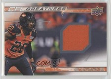 2023 Upper Deck CFL Greatness Game Jersey Boseko Lokombo Bo #CG-BL 0o5t