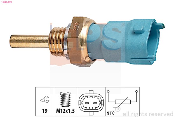 Eps Sensor KüHlmitteltemperatur 1.830.239 FüR Corsa Fiat Ducato Opel Suzuki S07-image