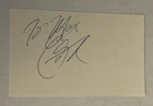 Eddie George 1999 Authentic Signed Autograph Auto Index Card Tennessee Titans