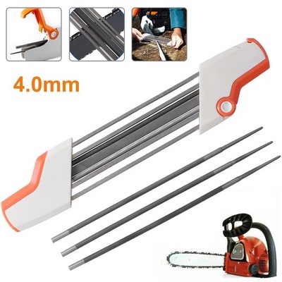 2in1 4,0 mm für 3/8'' P-Sägekette,Feilenhalter Schärfgerät Schärfen Kit für STIHL