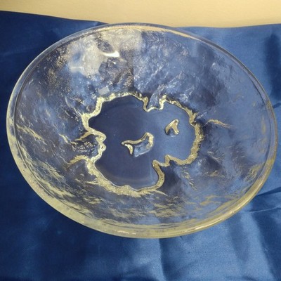 Partylite Iceland Glass Floating Candle Bowl/Fruit Bowl p7057 