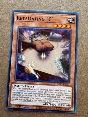 Retaliating ''C'' SDBT-EN011 Structure Deck: Beware of Traptrix 1st Edition Yugioh