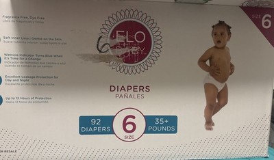 Elo Baby Diapers Size 6 92 Count Disposable Diapers Unopened