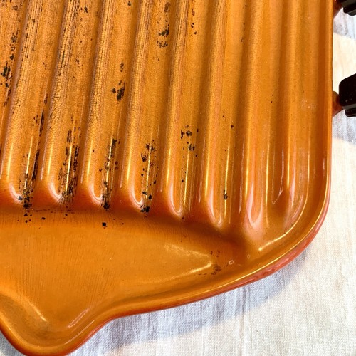 Vtg Tostador Grill Red Orange Ombré MCM France Andre Cousances, pre Le Creuset - Picture 13 of 24
