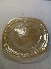Jeannette Floragold Louisa Carnival 8 1/4 Luncheon Dinner Plate Depression Glass