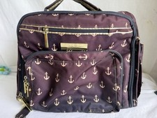 JuJuBe Nautical Collection Anchor Pattern Convertible Diaper Bag Backpack
