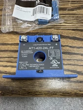 New NK Technologies AT1-420-24L-FF RMS AC Current Transducer 4-20mA KW1-2 Output