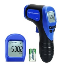Non Contact Tachometer, 2.5-99999 RPM  0.02 1Digtal Accuracy Laser Digital