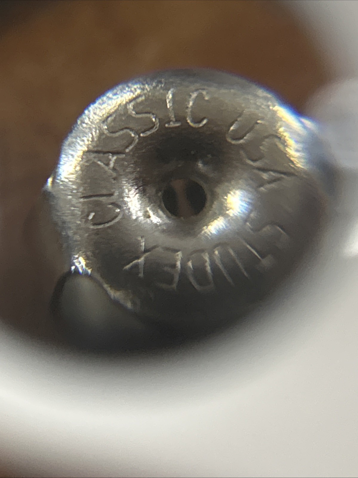 Sterling Silver Studex Dangle Earrings Green And … - image 3