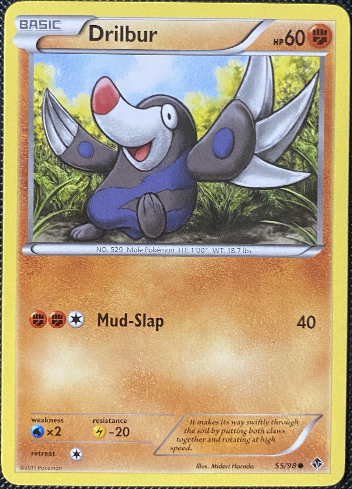 Drilbur 55/98 Emerging Powers Regular - Pokémon Card