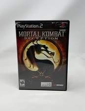 Mortal Kombat Deception PS2 PlayStation 2 Game + Case Black Label Pristine Disc