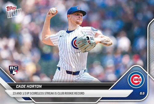 2025 Topps Update Rookie Lot of 5 RC- Cade Horton | eBay