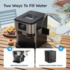 33LBS/24H Water Dispenser with Ice Maker 3-in-1 Countertop Water Cooler for Home