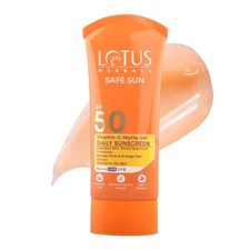 Lotus Herbals Safe Sun Vitamin C Sunscreen SPF50 PA  100g Matte Gel