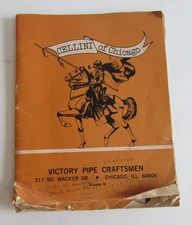 Vtg 1970 Cellini Tobacco Pipe Catalog Victory Pipe Craftsmen Chicago