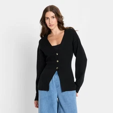 Women's Nipped Waist Cardigan - Future Collective