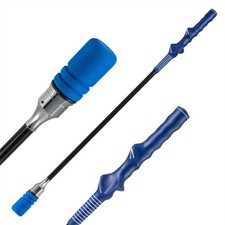 Portable Fiberglass Golf Swing Stick Blue Warm-Up Tool