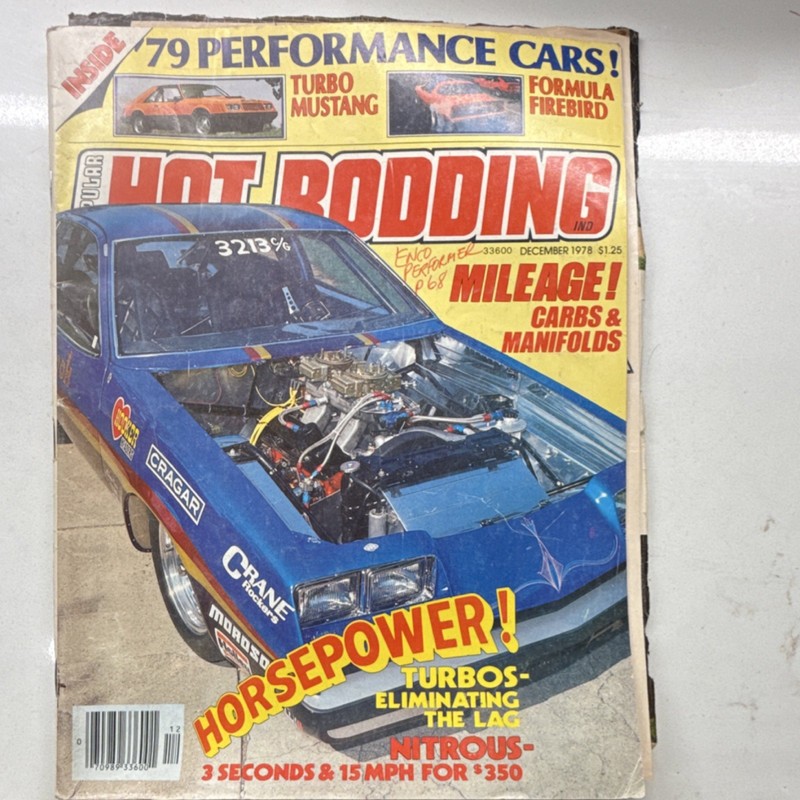 Popular Hot Rodding December 1978 Issue 12 Horsepower Turbos Illustrated