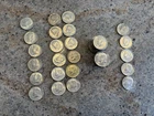 New ListingLot of 50 Coins $25 Kennedy Half Dollars 1965-1969 40% Silver Circulated