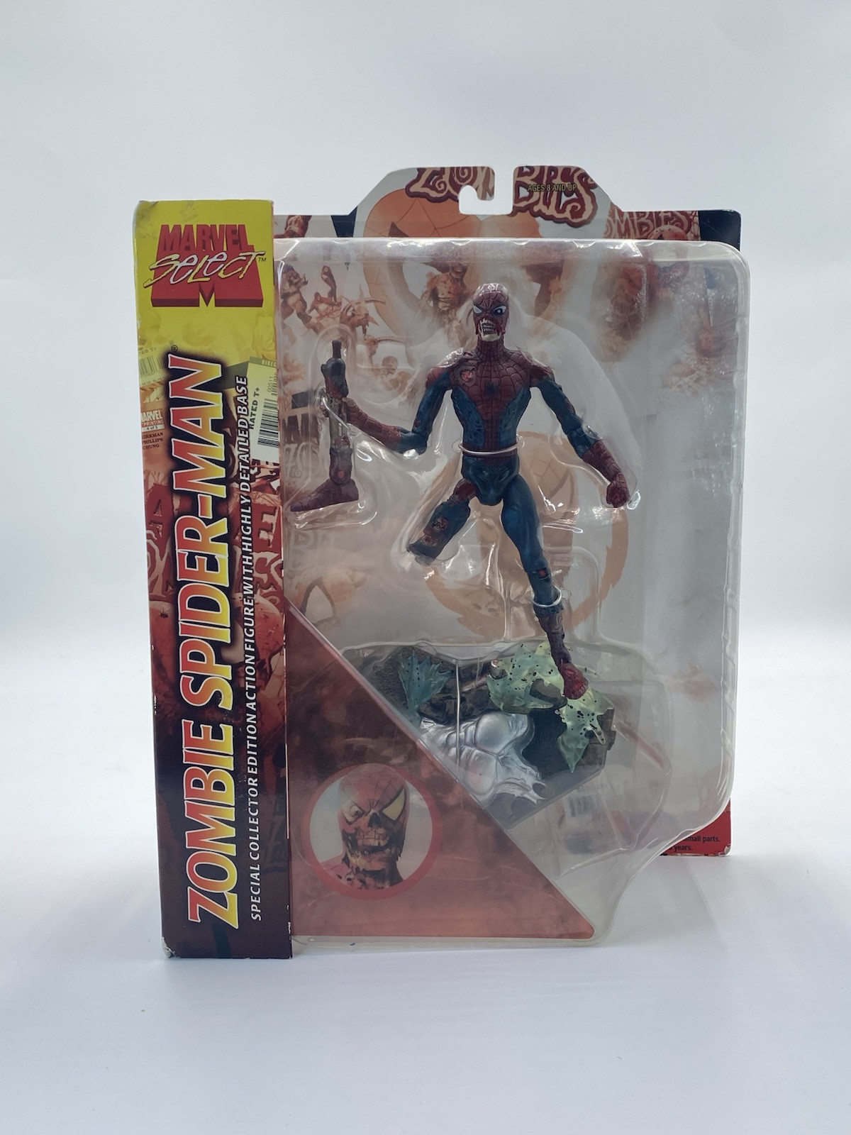 2007 Diamond Select Marvel Select Zombie Spider-Man Action Figure