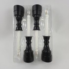 Bethlehem Lights (4) Cordless Window Candles Matte Black