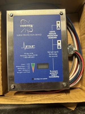 PSP Products Vortex Surge Protector w/ Indicator Light 120/240 V H1C200-4XSS-SC