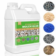 16oz/1 Gallon Garden Mulch Glue Gravel Rock L...