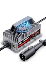48V 15A Golf Cart Battery Charger for Club Car Precedent  DS - 3-Pin Round Plug