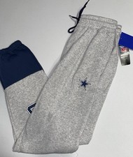 NFL/Football: Dallas Cowboys Gray/Blue Athletic Sweatpants/Joggers Small