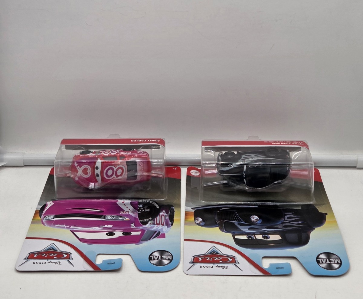 Disney Pixar Cars: METAL-Jimmy Cables #00, Lizzie, Junior Moon