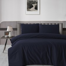 Luxury Duvet Cover Set, 100 Cotton Sateen, Soft  Breathable, 3-Piece King B...