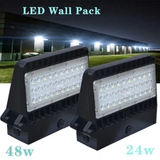 24w 48W  Full-cut Off LED Wall Pack 5000k Outdoor Commercial Waterproof Light