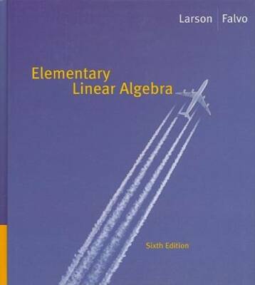 Elementary Linear Algebra - Hardcover By Larson, Ron - GOOD