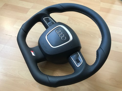 Sport Tuning S-Line Lenkrad Lederlenkrad Audi A3 A4 A5 A6 8K0 4F0 ohne Tausch - Bild 4 von 16