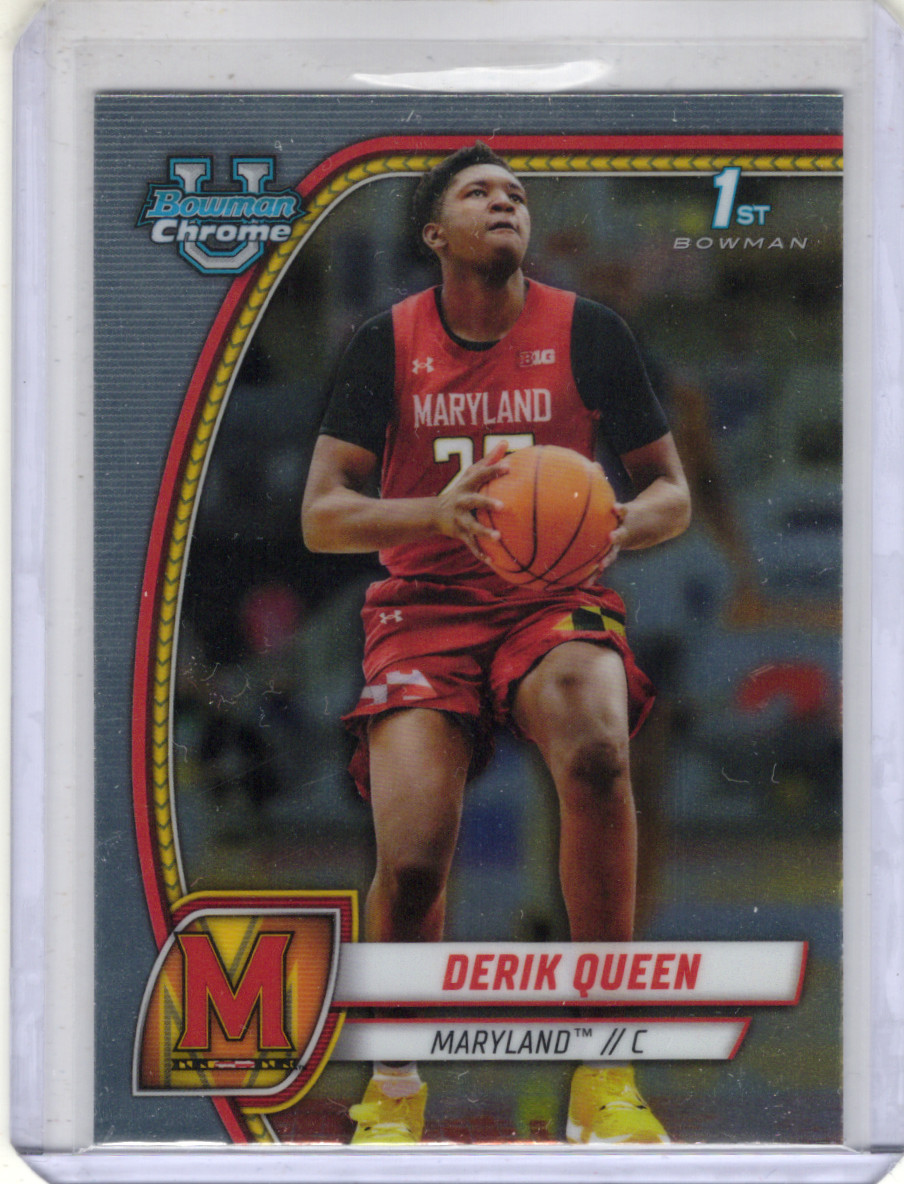 2024-25 Bowman Chrome U 1st Derik Queen #19