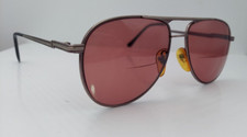 Vintage Gray Pilot Metal Sunglasses FRAMES ONLY