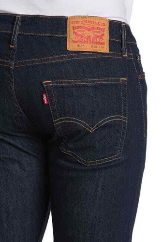 Levi's 513 Men's Slim Straight Fit Jeans Color Blue 085130932 - Picture 2 of 2