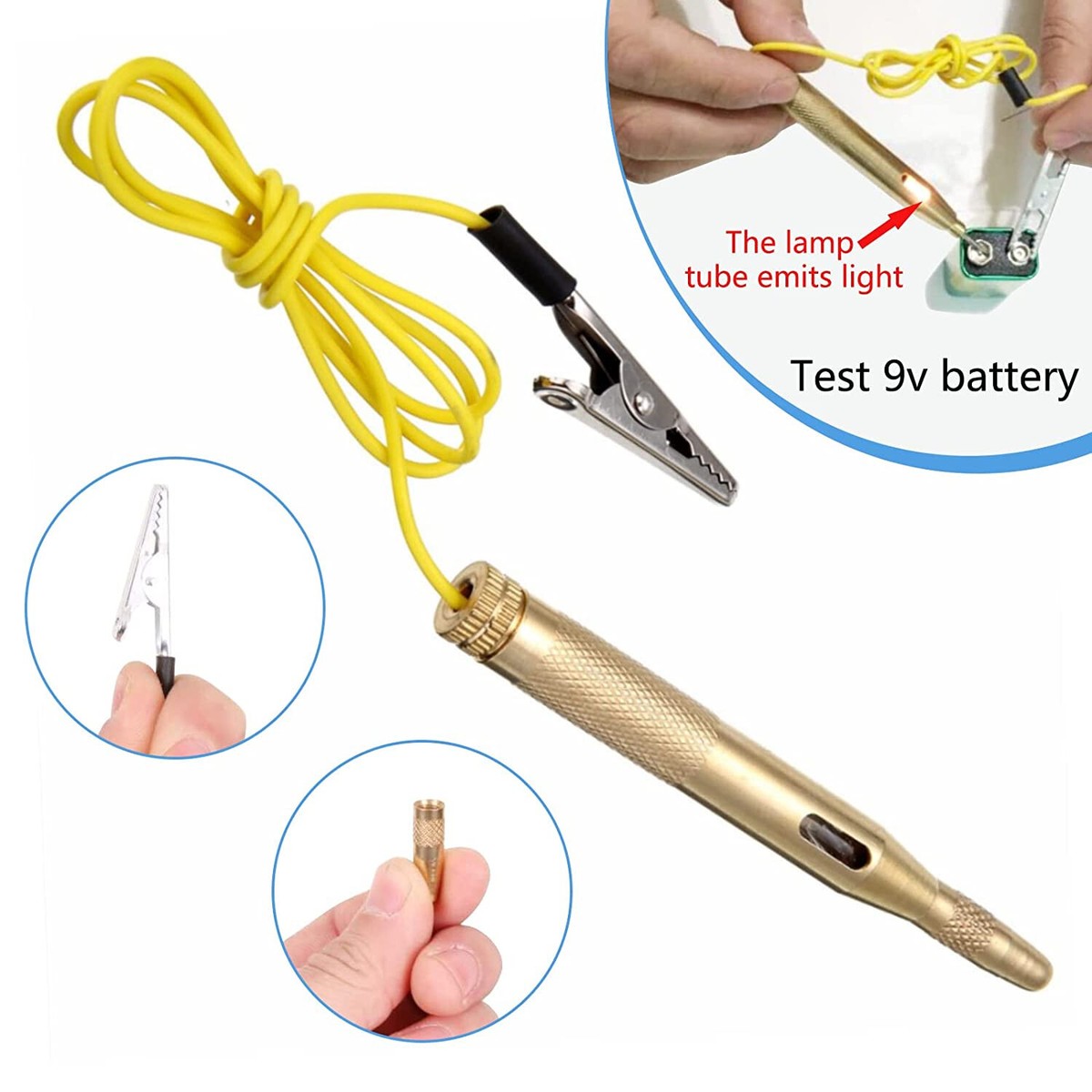 Penna Tester Per Tensione Auto E Moto 6V-48V | Autonet Multimetro A Clip Per Fusibili