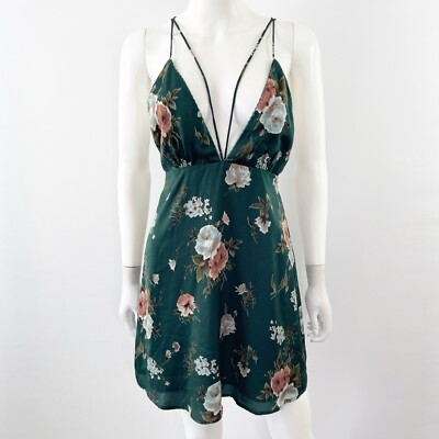 forest green boho dress Petal and Pup Women's Sullivan Puff Sleeve Maxi Dress