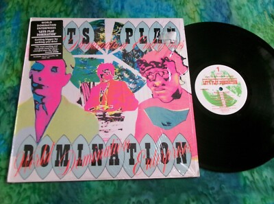 WORLD DOMINATION ENTERPRISES Let's Play 1988 Vinyl LP Most Exciting Since Clash