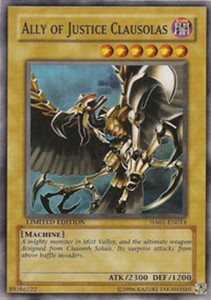 Ally of Justice Clausolas - HA01-EN014 - Super Rare - Unlimited Edition x3 - Nea