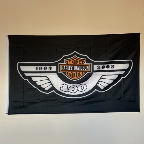 Premium Flag Harley Davidson Motorcycle 3x5 ft Banner Since 1903 Garage Sign - 第 10/12 張圖片