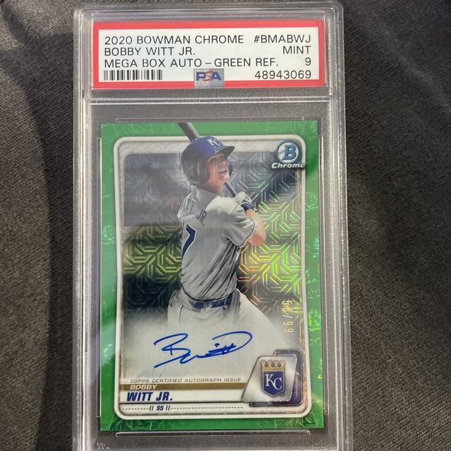 Bobby Witt Jr. 2020 Bowman Bowman Chrome 1st Bowman Prospect Autographs