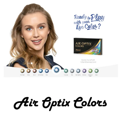 ALCON Air Optix Colors, Farblinsen 2 Linsen pro Box (- Werte)