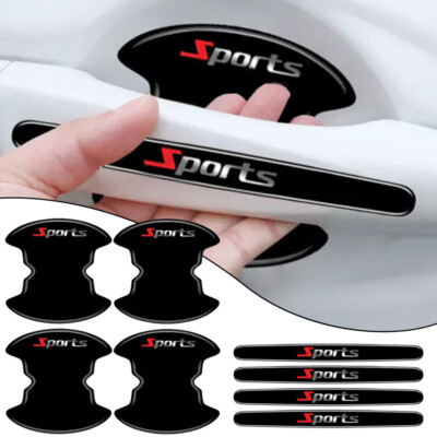 #ad 8PCS Car Door Handle Bowl Anti Scratch Sticker Protector Cover Accessories Trims $8.05